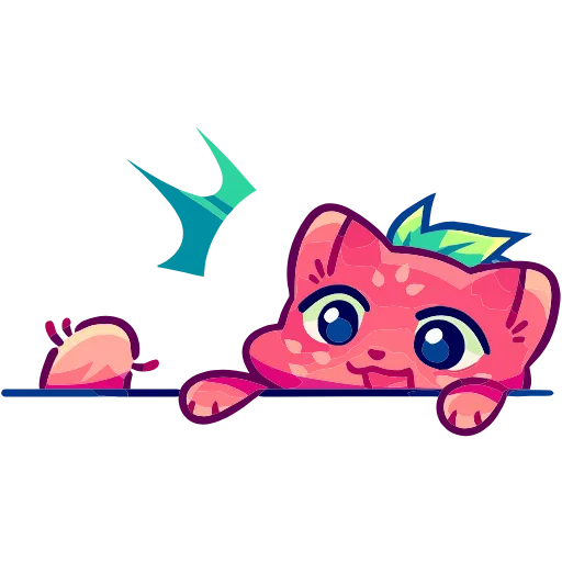 👀 Эмодзи «Кито» для Telegram