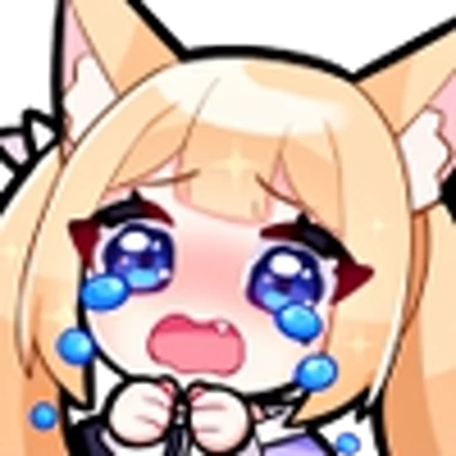 😭 Эмодзи «Kitsune Eve» для Telegram