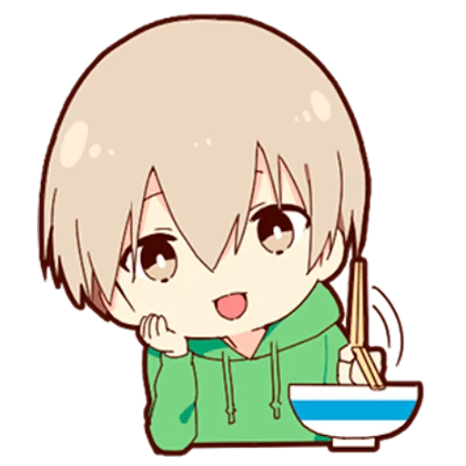 🍜 Стикер «Китсуне-кун» для Telegram