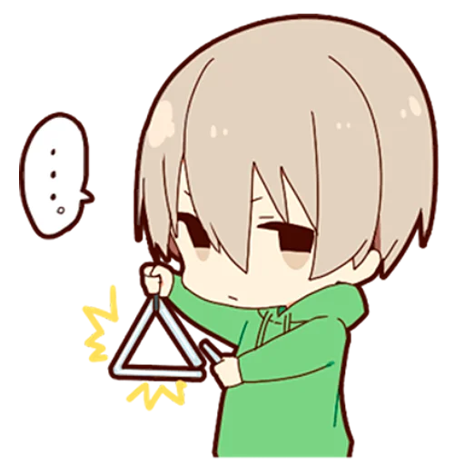 📐 Стикер «Китсуне-кун» для Telegram