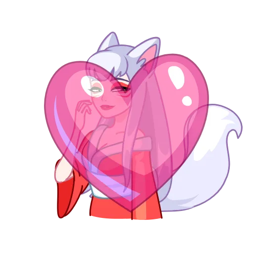 😘 Стикер «Kitsune» для Telegram