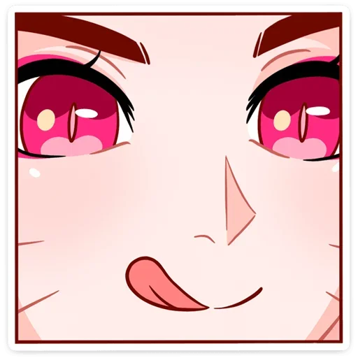 😋 Стикер «Lady Ai Kitsune» для Telegram