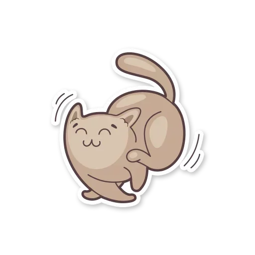 😀 Стикер «Gray Kitten» для Telegram