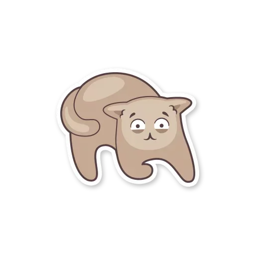 😜 Стикер «Gray Kitten» для Telegram
