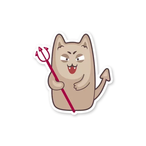 😡 Стикер «Gray Kitten» для Telegram