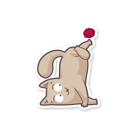 😊 Стикер «Gray Kitten» для Telegram