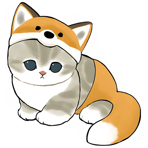 Стикерпак Котята в костюмах для Telegram — скачать