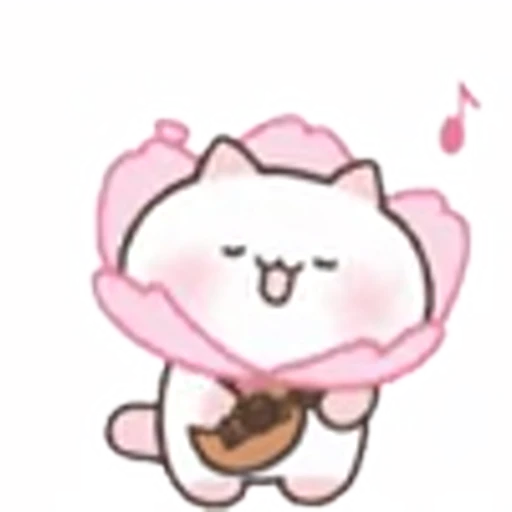 🎸 Эмодзи «Kitten Flowery» для Telegram