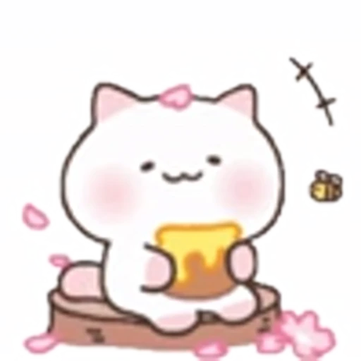 🍯 Эмодзи «Kitten Flowery» для Telegram