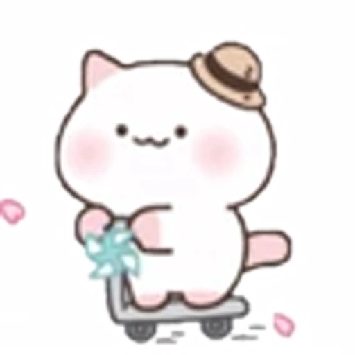 🛴 Эмодзи «Kitten Flowery» для Telegram