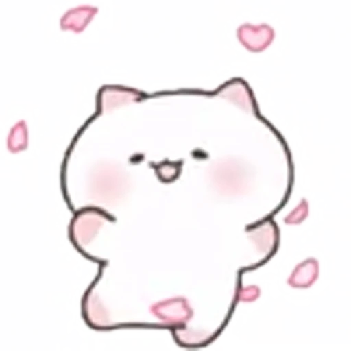 🥳 Эмодзи «Kitten Flowery» для Telegram