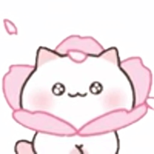 😊 Эмодзи «Kitten Flowery» для Telegram