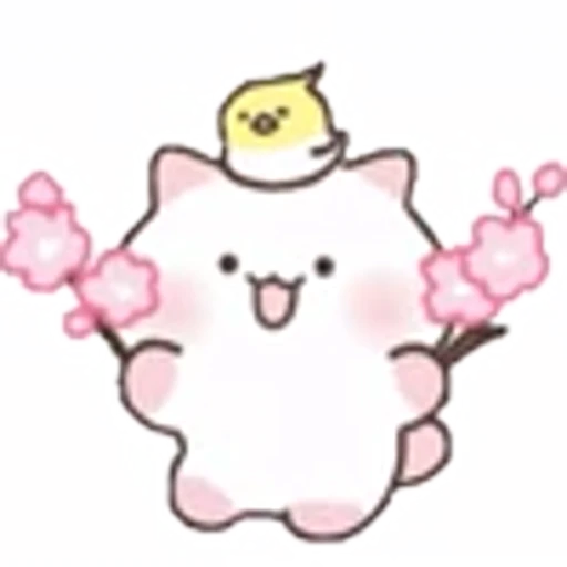 🏃‍♂️ Эмодзи «Kitten Flowery» для Telegram
