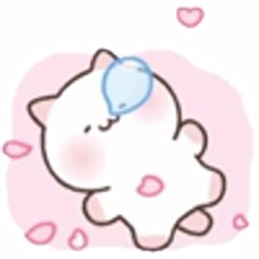 😴 Эмодзи «Kitten Flowery» для Telegram