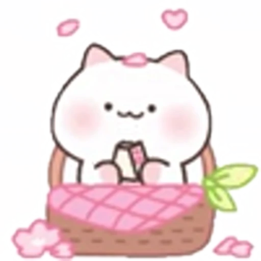 🧁 Эмодзи «Kitten Flowery» для Telegram
