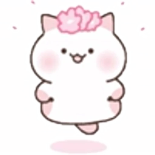 🤩 Эмодзи «Kitten Flowery» для Telegram