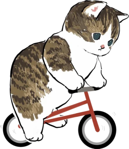 🚲 Стикер «Kittens mofu_sand 4» для Telegram