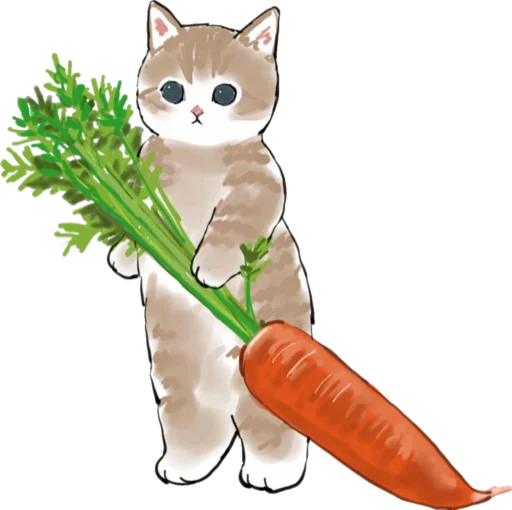 🥕 Стикер «Kittens mofu_sand 4» для Telegram