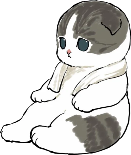 🧖 Стикер «Kittens mofu_sand 4» для Telegram