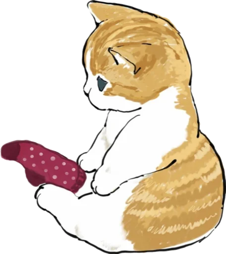 🧦 Стикер «Kittens mofu_sand 4» для Telegram