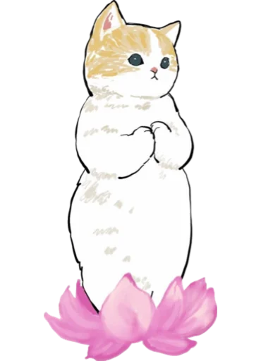 🌸 Стикер «Kittens mofu_sand 4» для Telegram