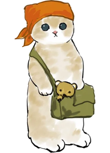 👜 Стикер «Kittens mofu_sand 4» для Telegram