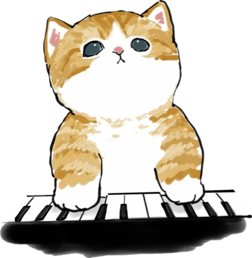 🎹 Стикер «Kittens mofu_sand 4» для Telegram