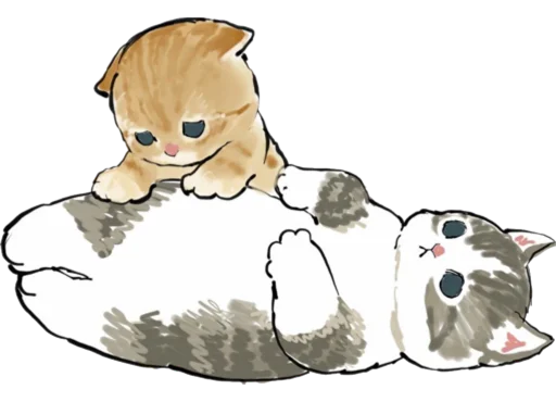 🤗 Стикер «Kittens mofu_sand 4» для Telegram