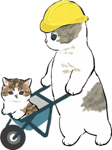 🛒 Стикер «Kittens mofu_sand 4» для Telegram