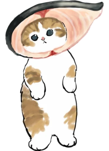 🐟 Стикер «Kittens mofu_sand 4» для Telegram