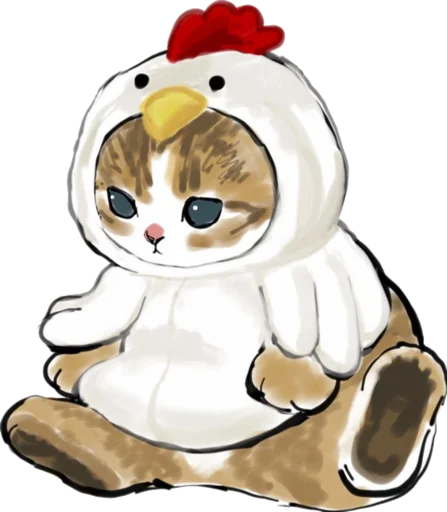 🐔 Стикер «Kittens mofu_sand 4» для Telegram
