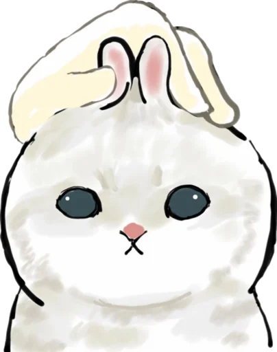 🐰 Стикер «Kittens mofu_sand 4» для Telegram