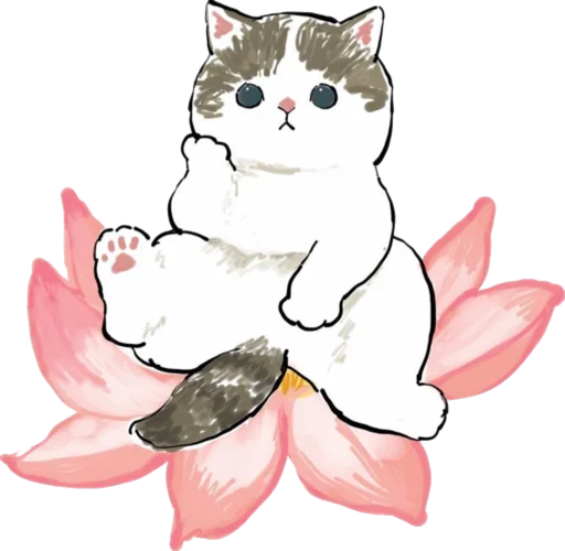Стикерпак Kittens mofu_sand 4 для Telegram — скачать