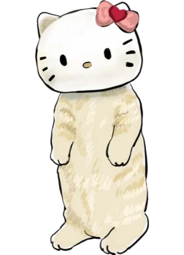 🐱 Стикер «Kittens mofu_sand 4» для Telegram