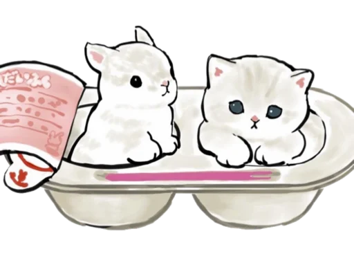 🥣 Стикер «Kittens mofu_sand 4» для Telegram