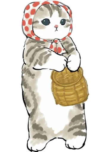 🧺 Стикер «Kittens mofu_sand 4» для Telegram