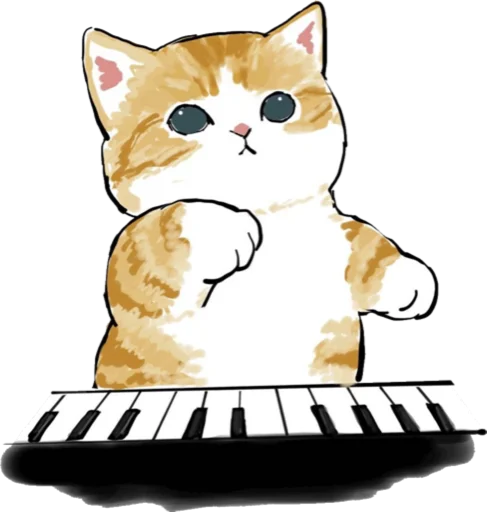 🎹 Стикер «Kittens mofu_sand 4» для Telegram