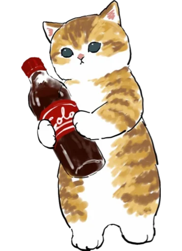 🥤 Стикер «Kittens mofu_sand 4» для Telegram