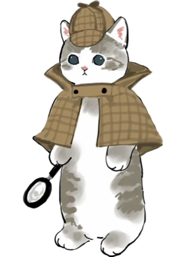 🕵️ Стикер «Kittens mofu_sand 4» для Telegram