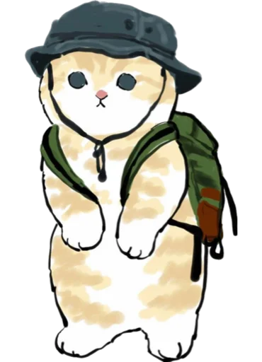 🎒 Стикер «Kittens mofu_sand 4» для Telegram