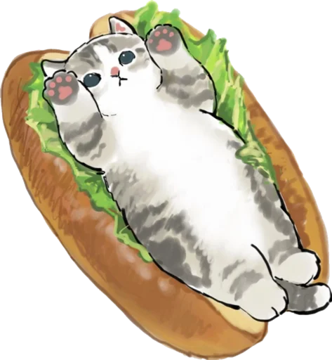 🌭 Стикер «Kittens mofu_sand 4» для Telegram