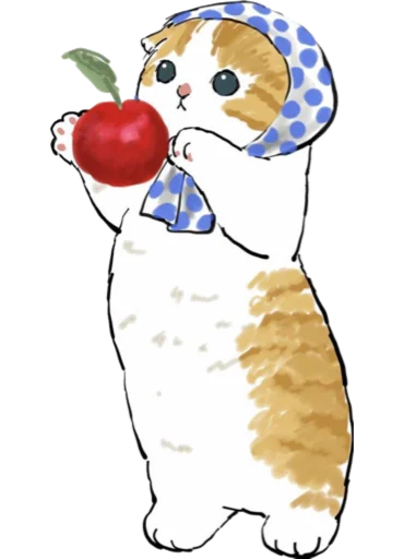 🍎 Стикер «Kittens mofu_sand 4» для Telegram