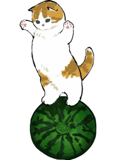 🍉 Стикер «Kittens mofu_sand 4» для Telegram