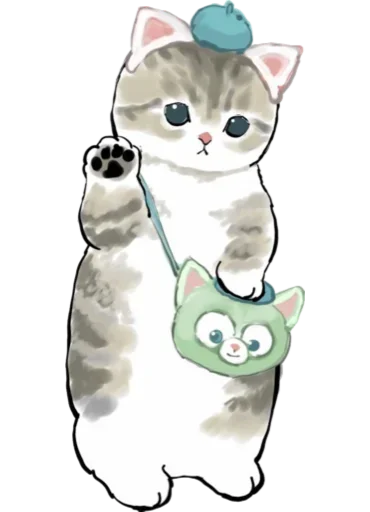 👋 Стикер «Kittens mofu_sand 4» для Telegram
