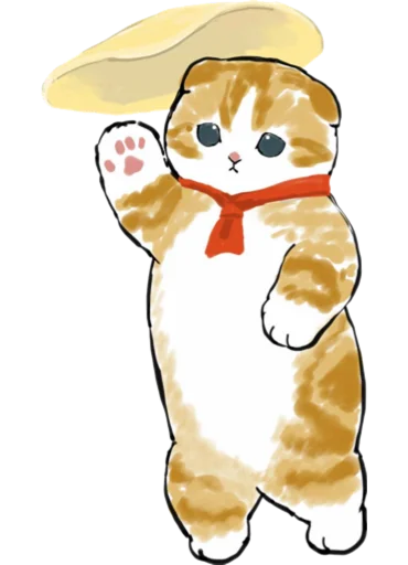 🫓 Стикер «Kittens mofu_sand 4» для Telegram