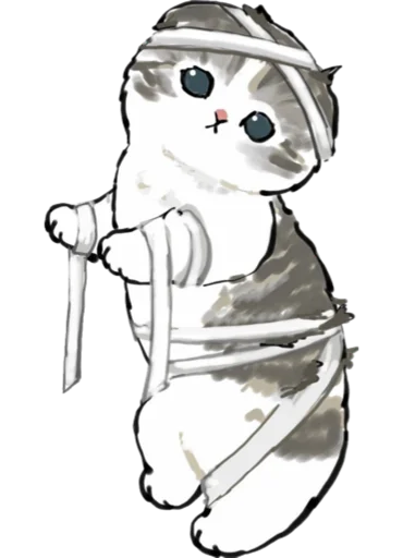 🧻 Стикер «Kittens mofu_sand 4» для Telegram