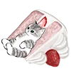 🐱 Эмодзи «≽^•⩊•^≼ котики ≽^•⩊•^≼» для Telegram