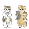 🐱 Эмодзи «≽^•⩊•^≼ котики ≽^•⩊•^≼» для Telegram