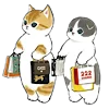 🐱 Эмодзи «≽^•⩊•^≼ котики ≽^•⩊•^≼» для Telegram