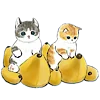 🐱 Эмодзи «≽^•⩊•^≼ котики ≽^•⩊•^≼» для Telegram